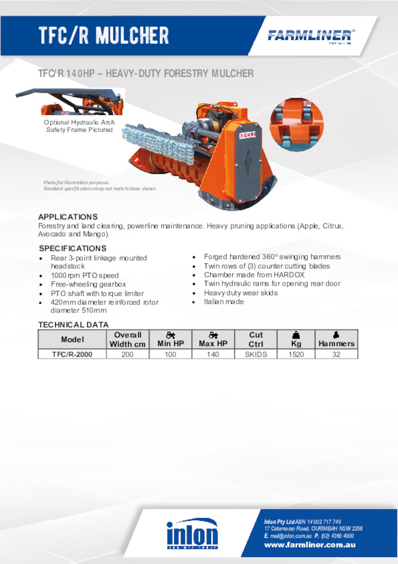TFC-R Forestry Mulcher